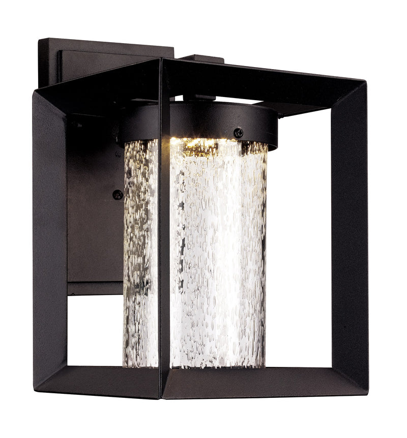 Taylor 12" LED Outdoor Wall Lantern in Black