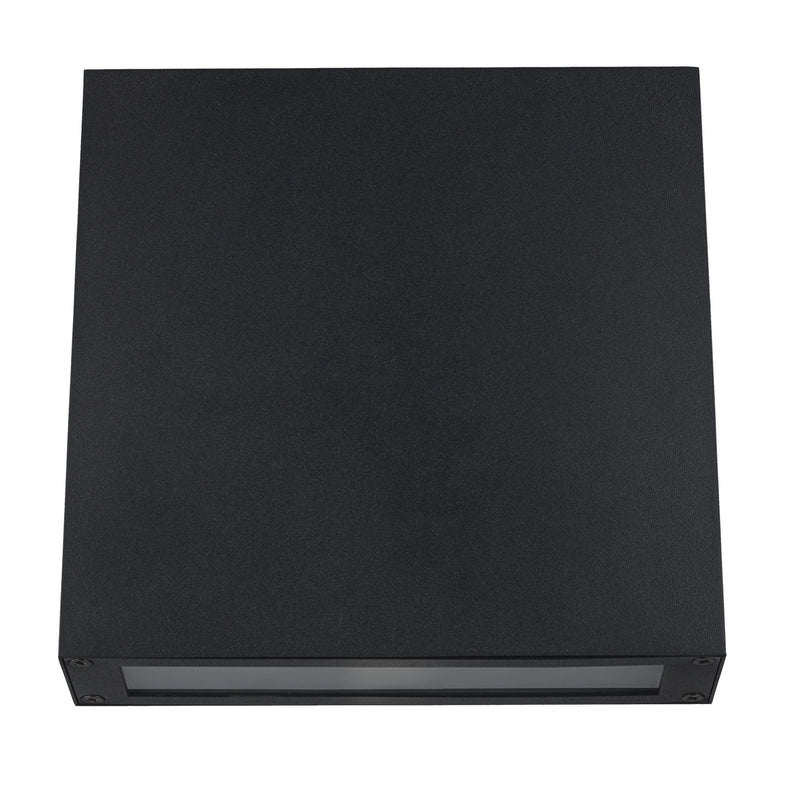Celestia 8" LED Outdoor Wall Light in Black