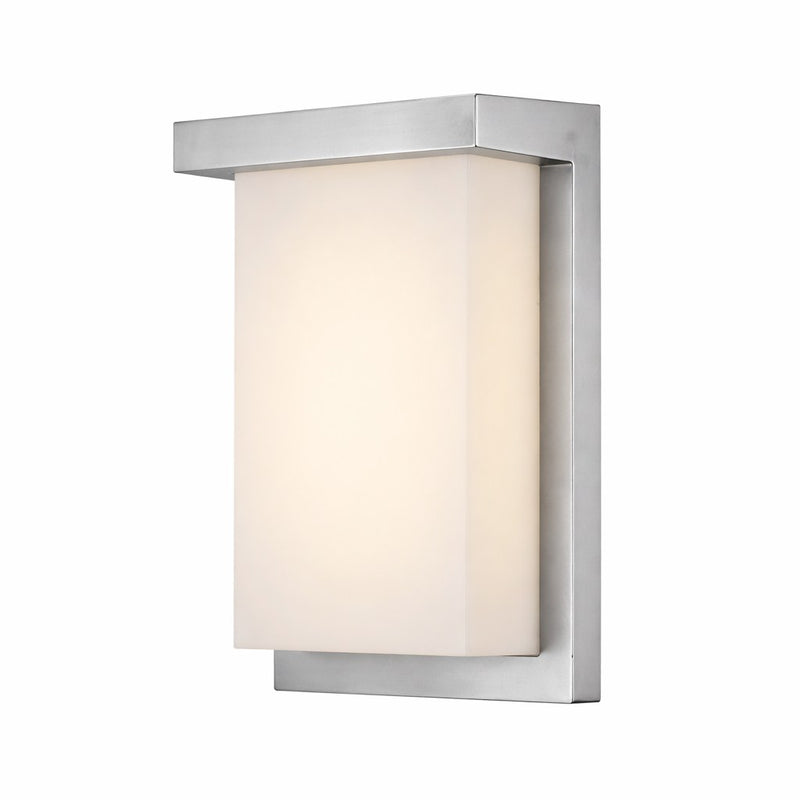 Wayland 9" LED Outdoor Wall Light in Silver