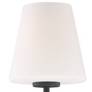 Lena 1 Light 6" Sconce in Black Forged