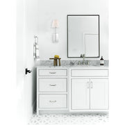 Lena 1 Light 6" Sconce in Polished Chrome in a room setting