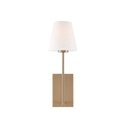 Lena 1 Light 6" Sconce in Vibrant Gold