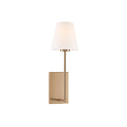 Lena 1 Light 6" Sconce in Vibrant Gold