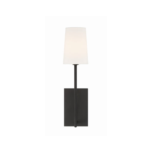 Lena 1 Light 4.5" Sconce in Black Forged