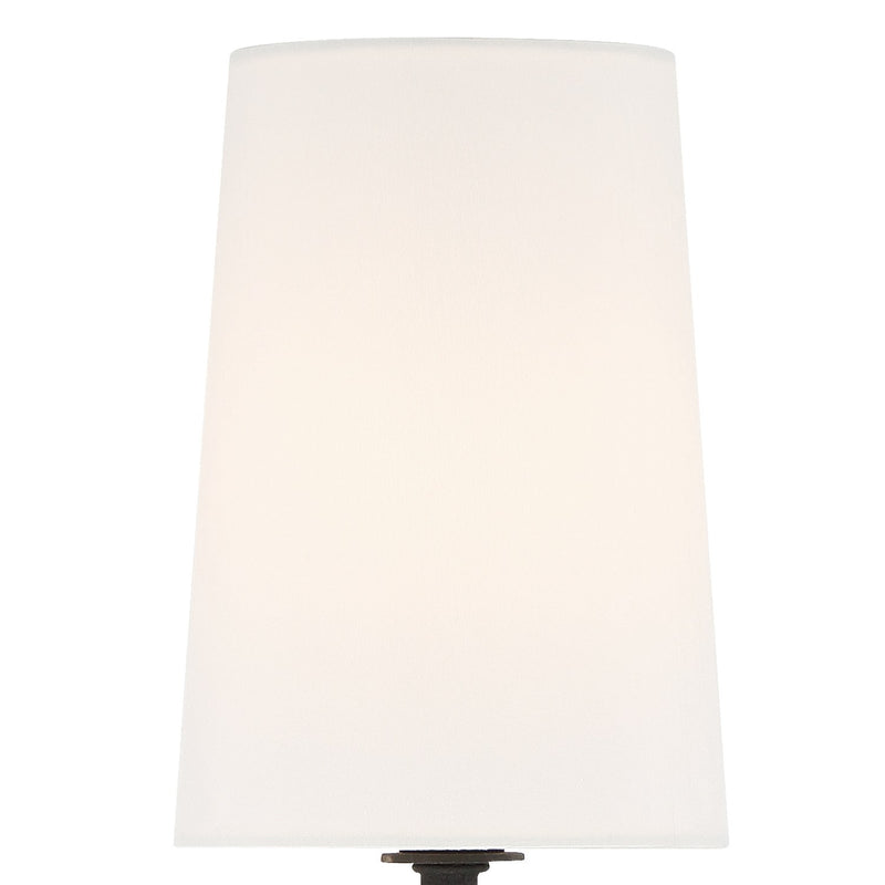 Lena 1 Light 4.5" Sconce in Black Forged
