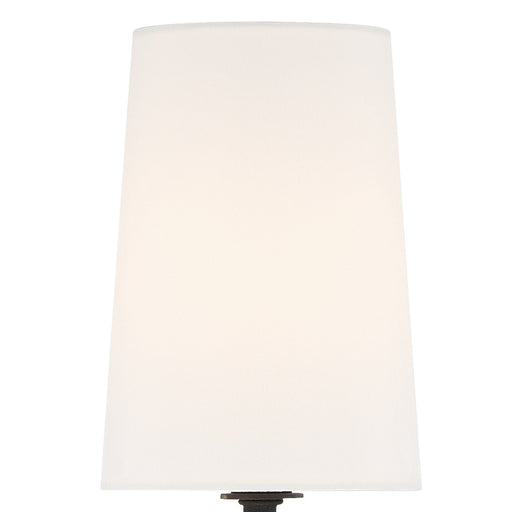Lena 1 Light 4.5" Sconce in Black Forged
