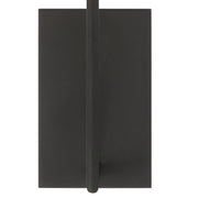 Lena 1 Light 4.5" Sconce in Black Forged