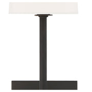 Lena 1 Light 4.5" Sconce in Black Forged
