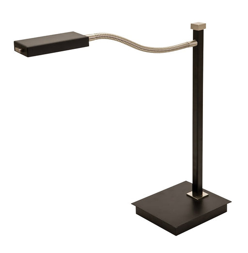Lewis 17.5" LED Gooseneck Desk Lamp in Black
