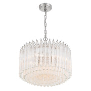 Lofton 5 Light 18" Pendant in Polished Nickel