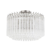 Lofton 5 Light 18" Semi Flush Mount in Polished Nickel