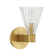Lotus 1 Light 5.5" Sconce in Luxe Gold