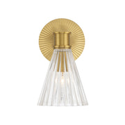 Lotus 1 Light 5.5" Sconce in Luxe Gold