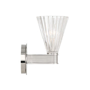 Lotus 1 Light 5.5" Sconce in Polished Nickel