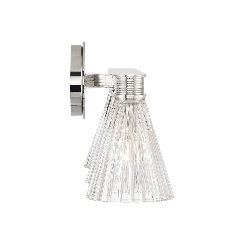 Lotus 3 Light 23.5" Bathroom Vanity in Polished Nickel