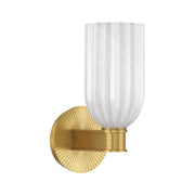 Lotus 1 Light 5" Sconce in Luxe Gold