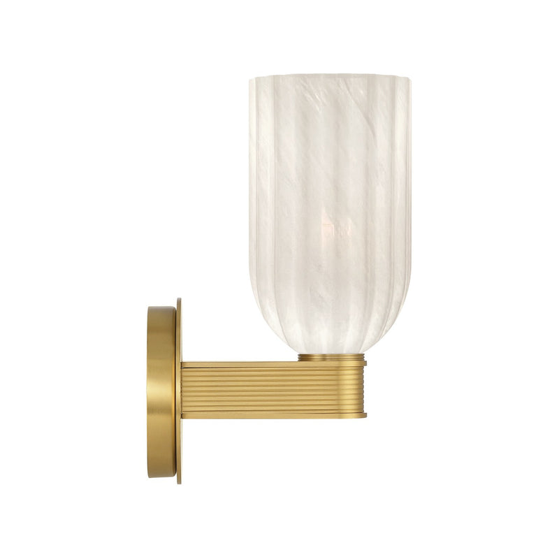 Lotus 1 Light 5" Sconce in Luxe Gold