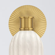 Lotus 1 Light 5" Sconce in Luxe Gold