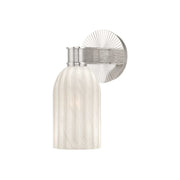 Lotus 1 Light 5" Sconce in Polished Nickel