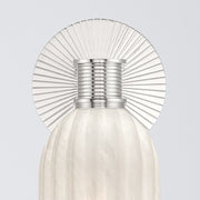 Lotus 1 Light 5" Sconce in Polished Nickel