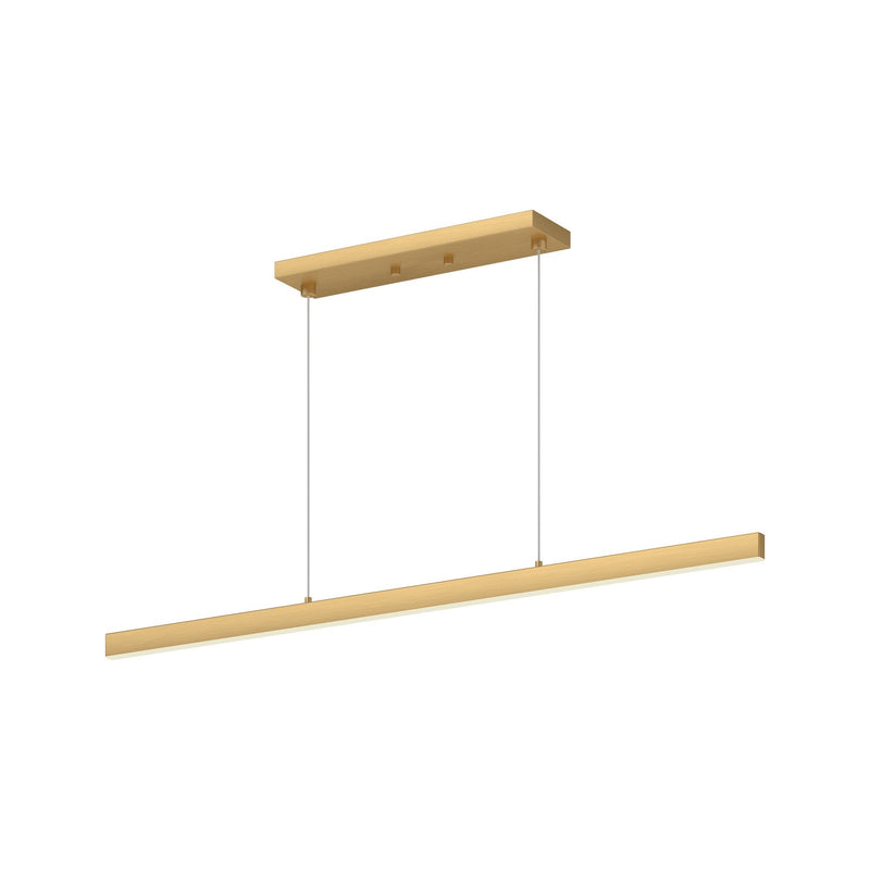Vega 45" Linear Pendant in Brushed Gold