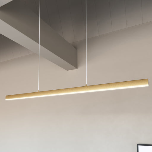 Vega 45" Linear Pendant in Brushed Gold