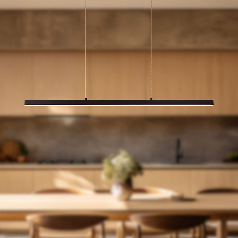 Vega 45" Linear Pendant in Black