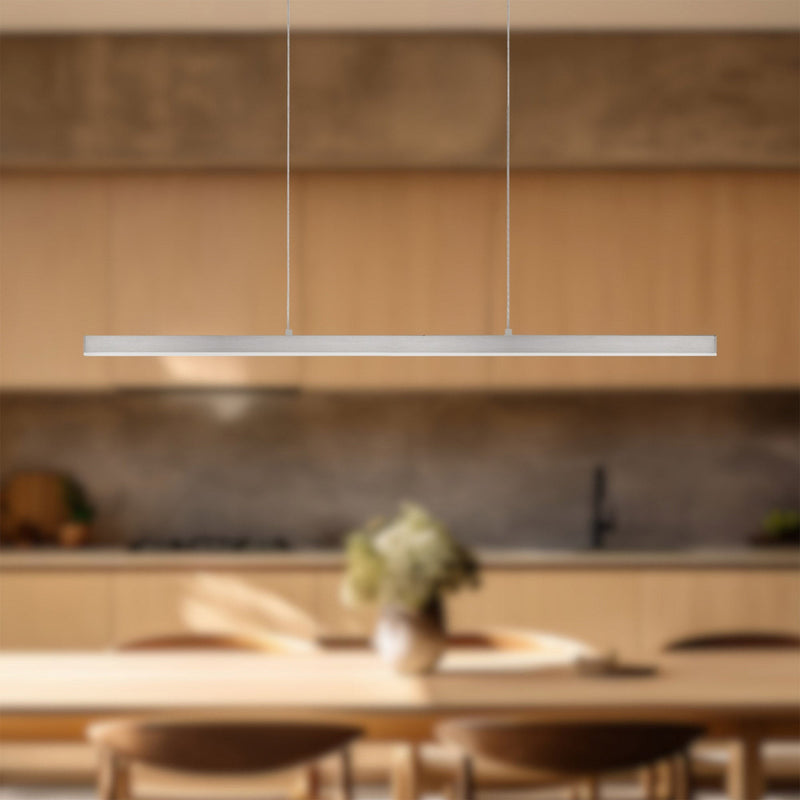 Vega 45" Linear Pendant in Brushed Nickel