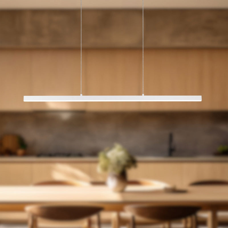 Vega 45" Linear Pendant in White