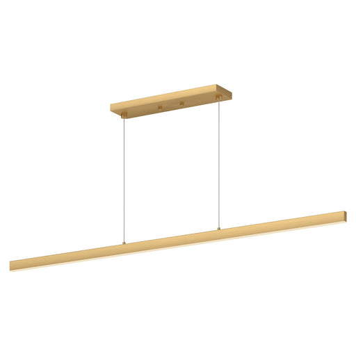 Vega 56" Linear Pendant in Brushed Gold