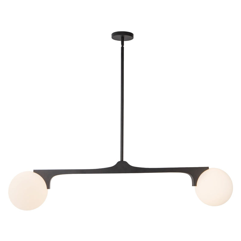 Briar 46" 2-Light Linear Pendant in Black