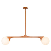 Briar 46" 2-Light Linear Pendant in Teak