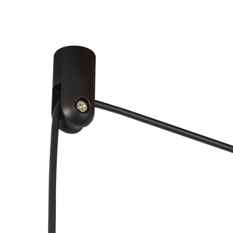 Nio 45" Linear Pendant in Black