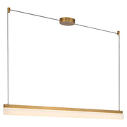 Nio 45" Linear Pendant in Vintage Brass