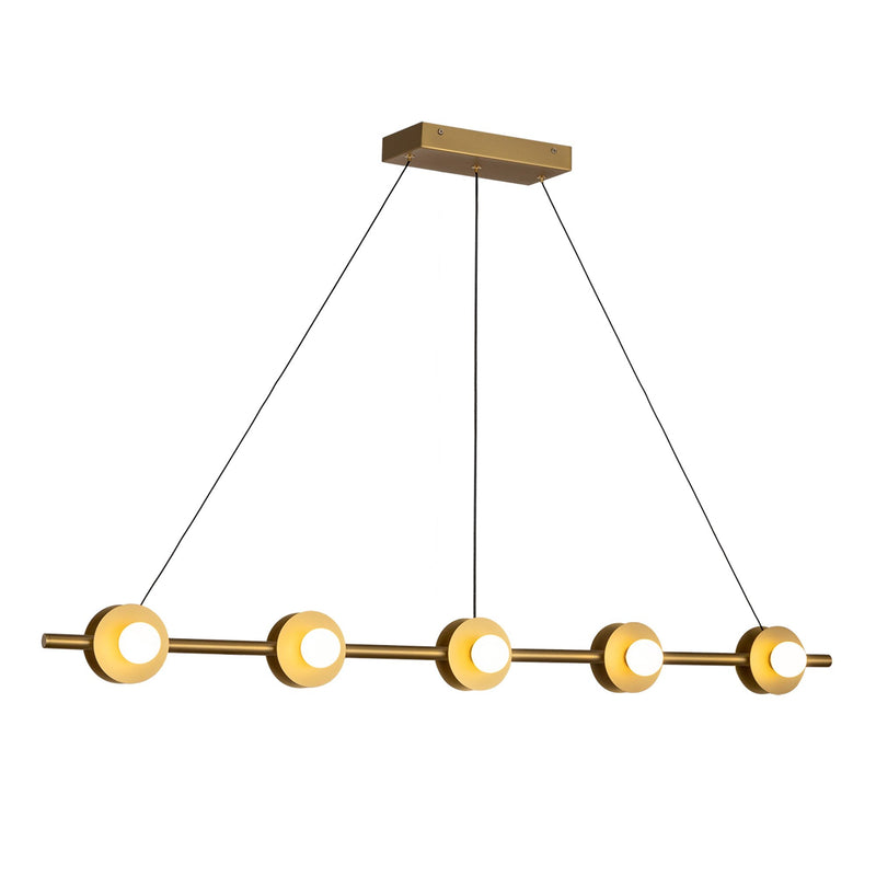 Elixir 48" Linear Pendant in Brushed Gold