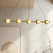 Elixir 48" Linear Pendant in Brushed Gold