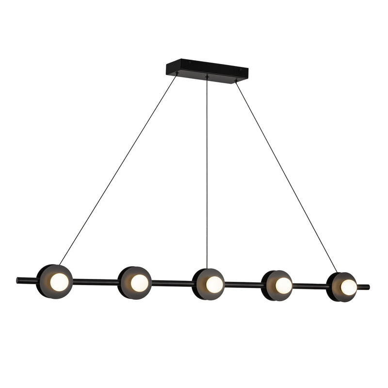 Elixir 48" Linear Pendant in Black