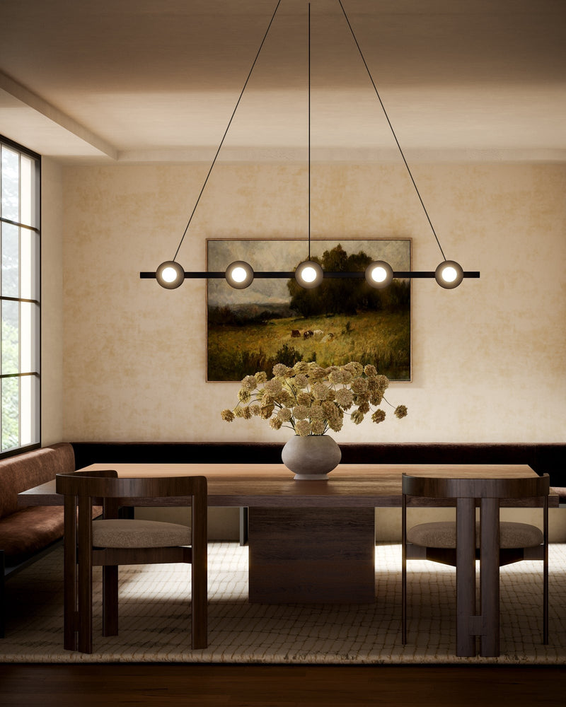 Elixir 48" Linear Pendant in Black