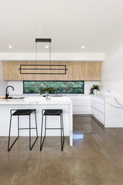 Mondrian 36" Linear Pendant in Black