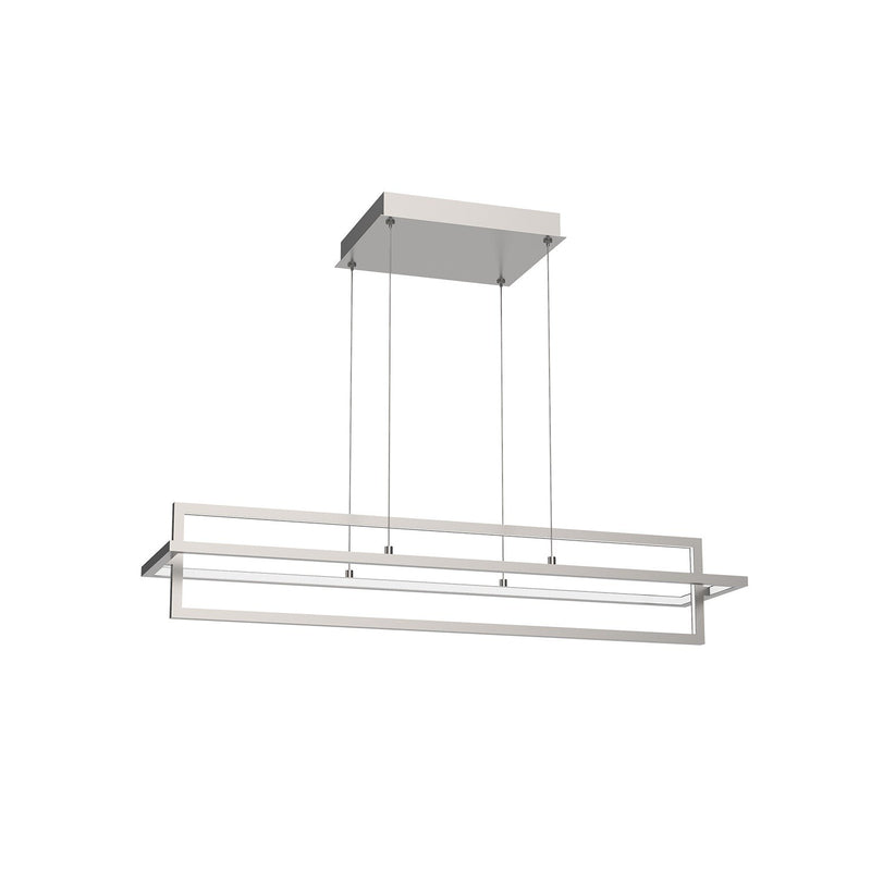 Mondrian 36" Linear Pendant in Brushed Nickel