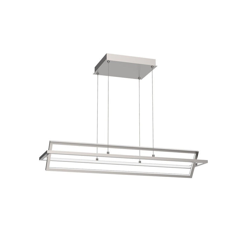 Mondrian 36" Linear Pendant in Brushed Nickel