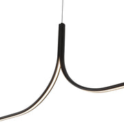 Thread 5-ft Linear Pendant in Black (Universal Voltage and 0-10 Dimming)