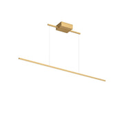 Vega Minor 48" Linear Pendant in Brushed Gold