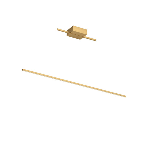 Vega Minor 48" Linear Pendant in Brushed Gold