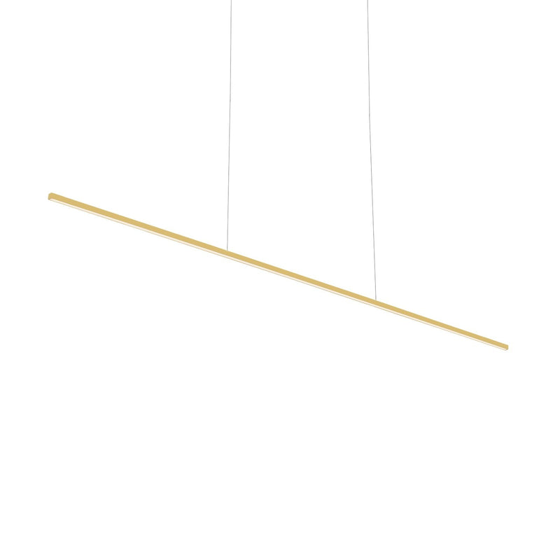 Vega Minor 60" Linear Pendant in Brushed Gold