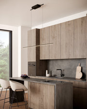 Vega Minor 60" Linear Pendant in Black