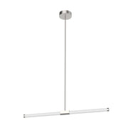Akari 37" Linear Pendant in Brushed Nickel