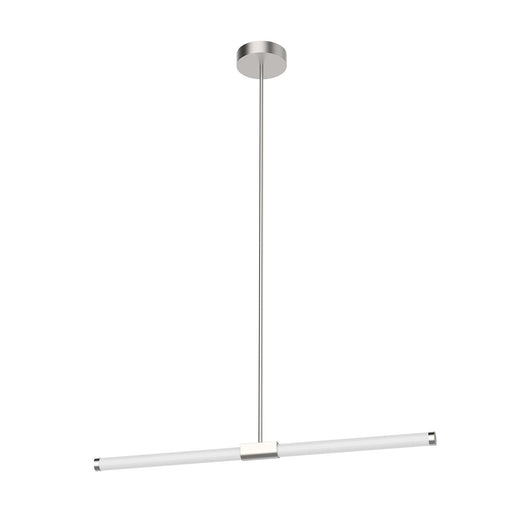 Akari 37" Linear Pendant in Brushed Nickel