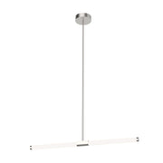 Akari 37" Linear Pendant in Brushed Nickel