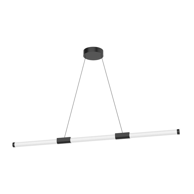 Akari 48" Linear Pendant in Black